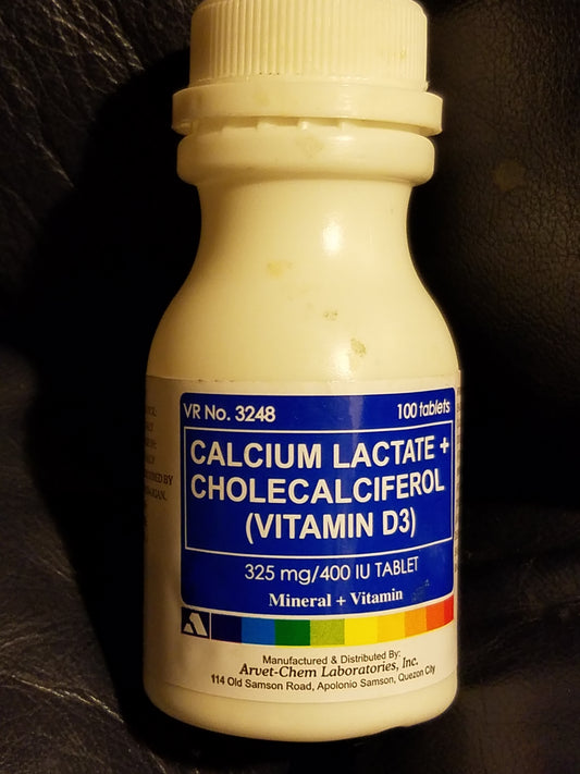 CALCIUM LACTATE VITAMIN D3