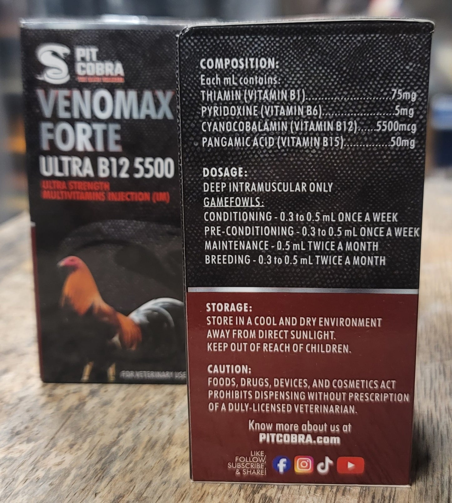 VENOM MAX FORTE ULTRA B12 5500