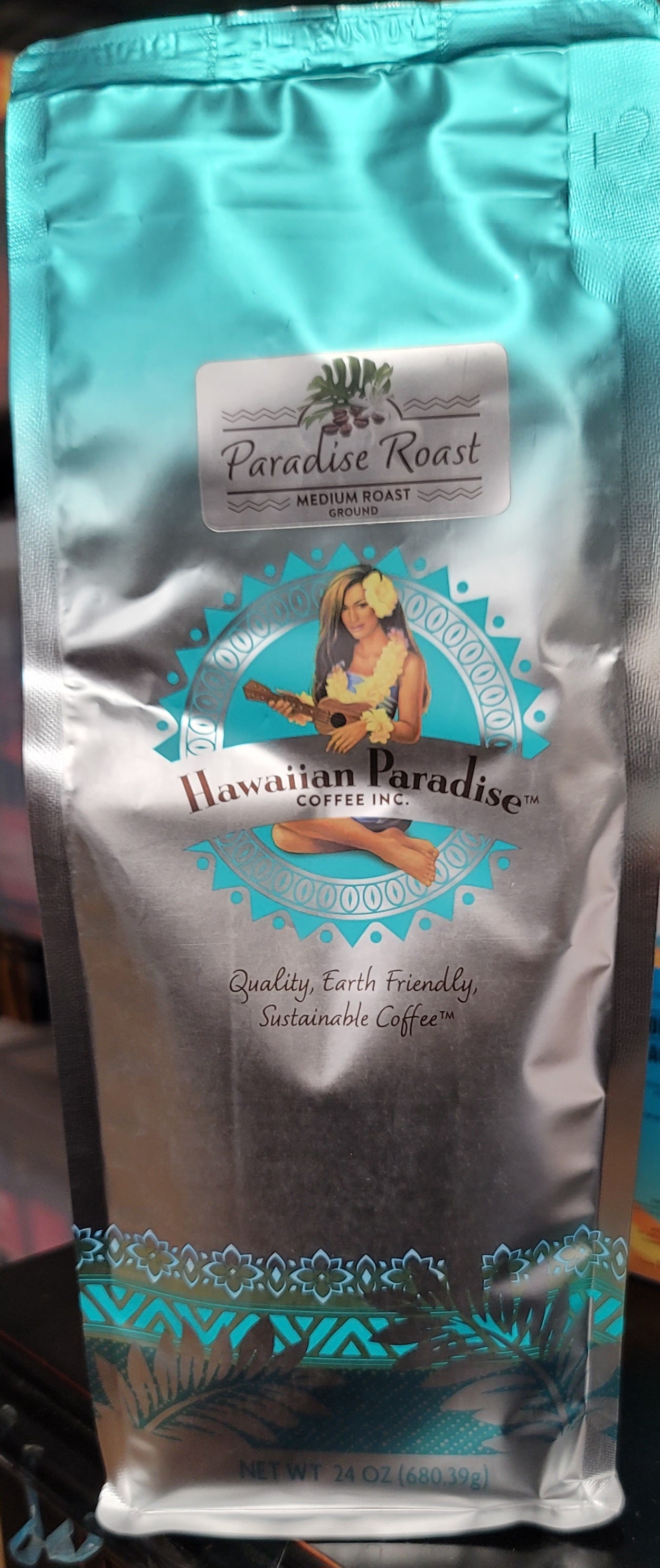 Hawaiian Paradise Coffee, Medium Roast Ground 24 oz.