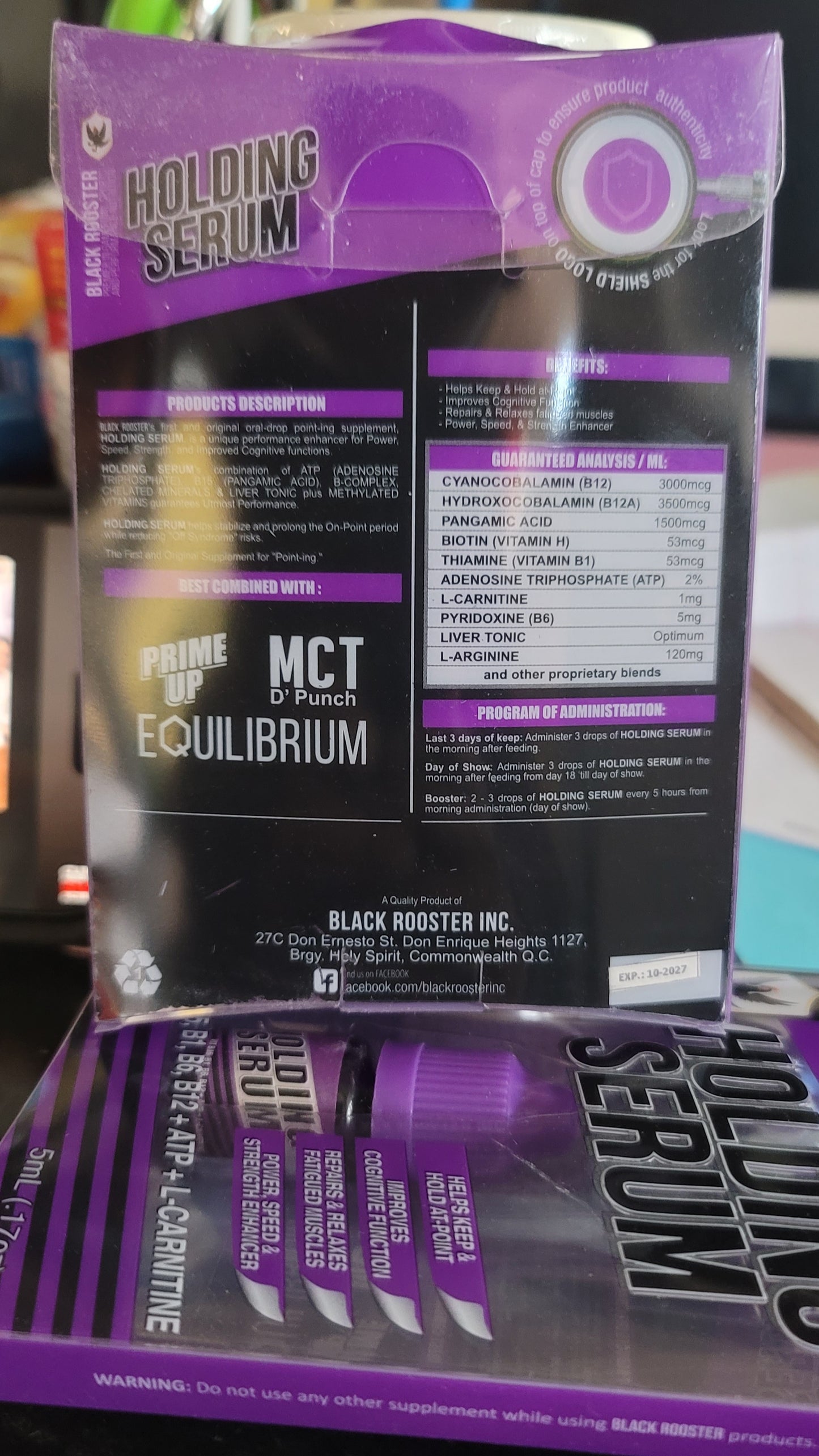 HOLDING SERUM