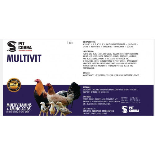 MULTIVIT POWDER 1KG TUB