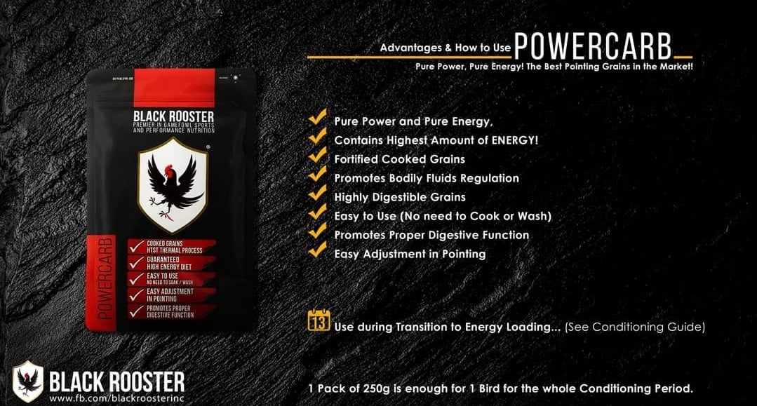 POWERCARB BLACK ROOSTER