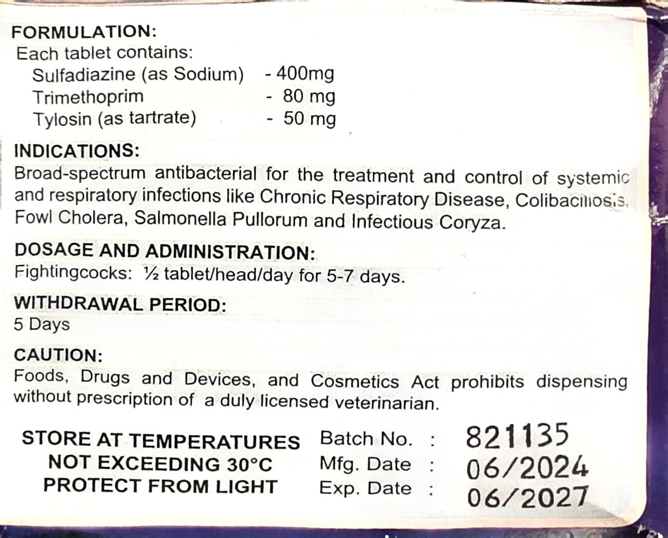 TRISULLAK 3A