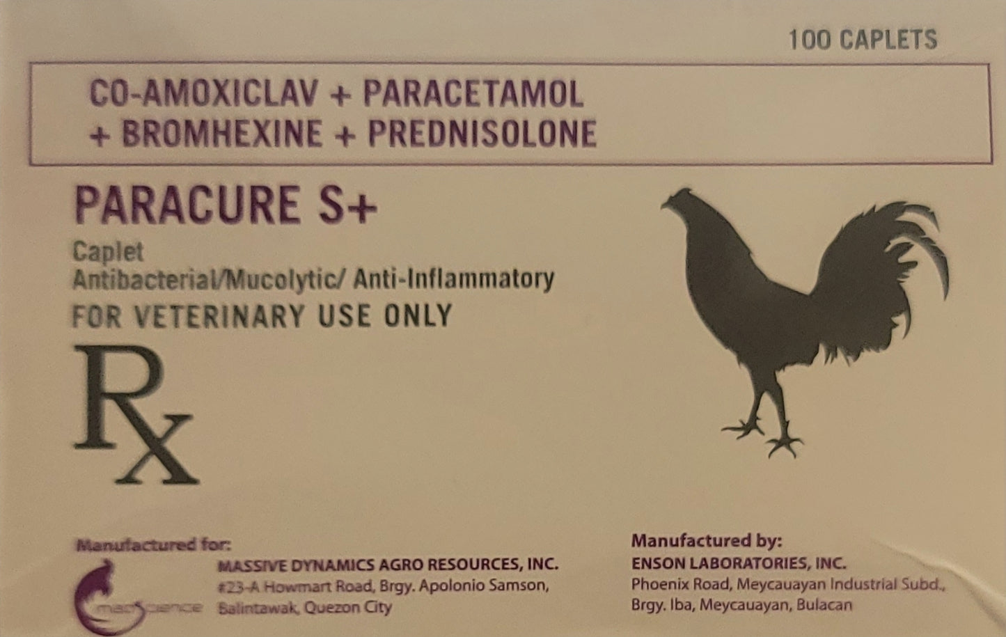 PARACURE S+ 100CAPLETS
