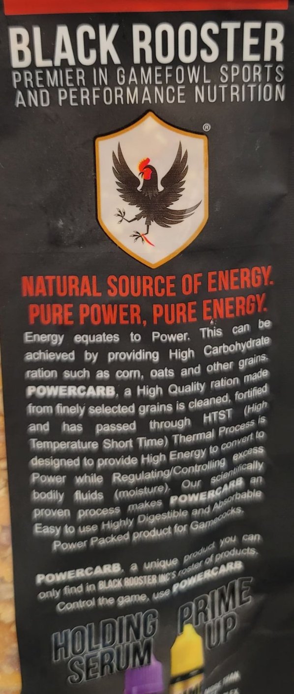 POWERCARB BLACK ROOSTER